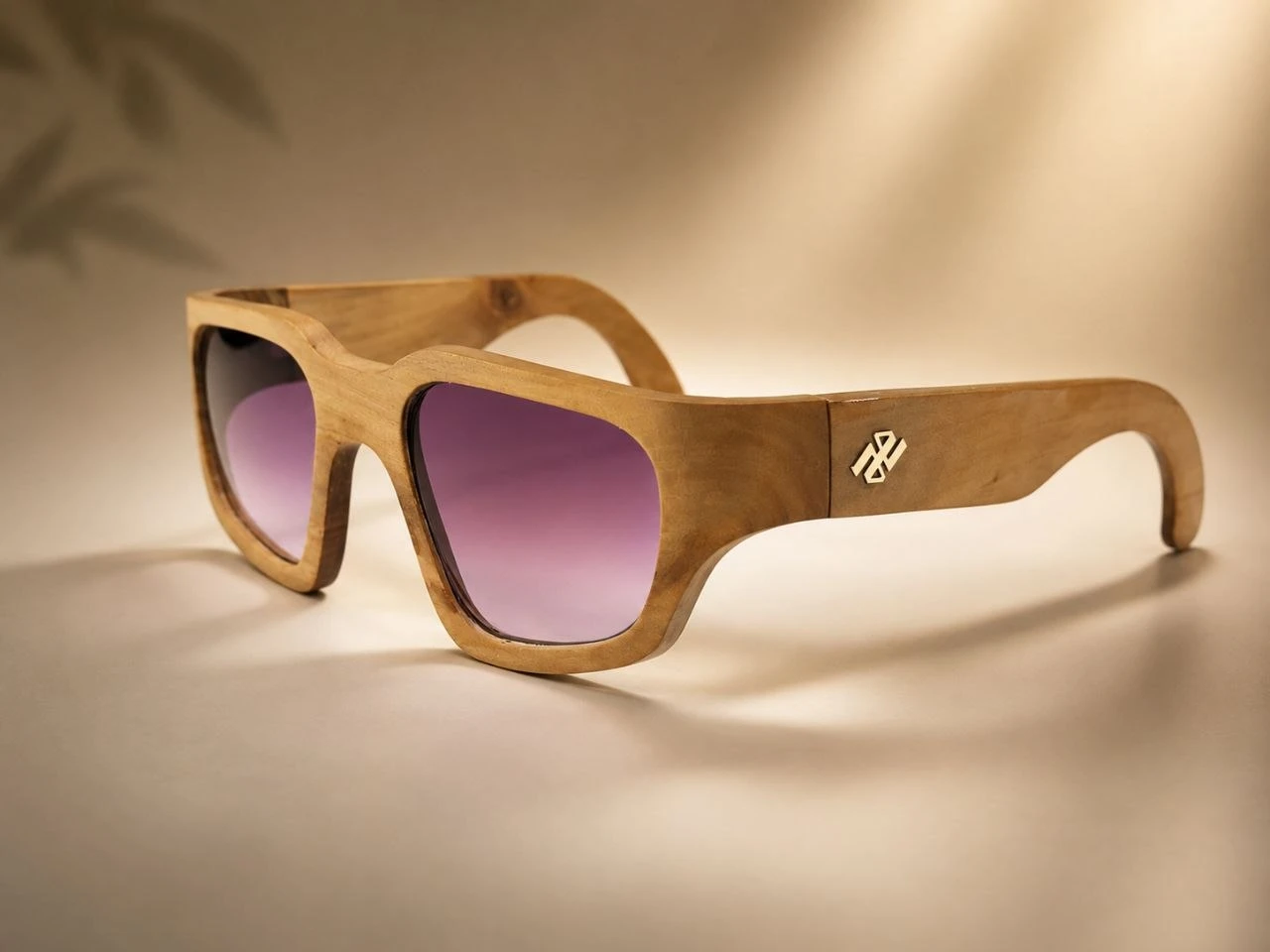 Luxury wooden sunglasses artefact